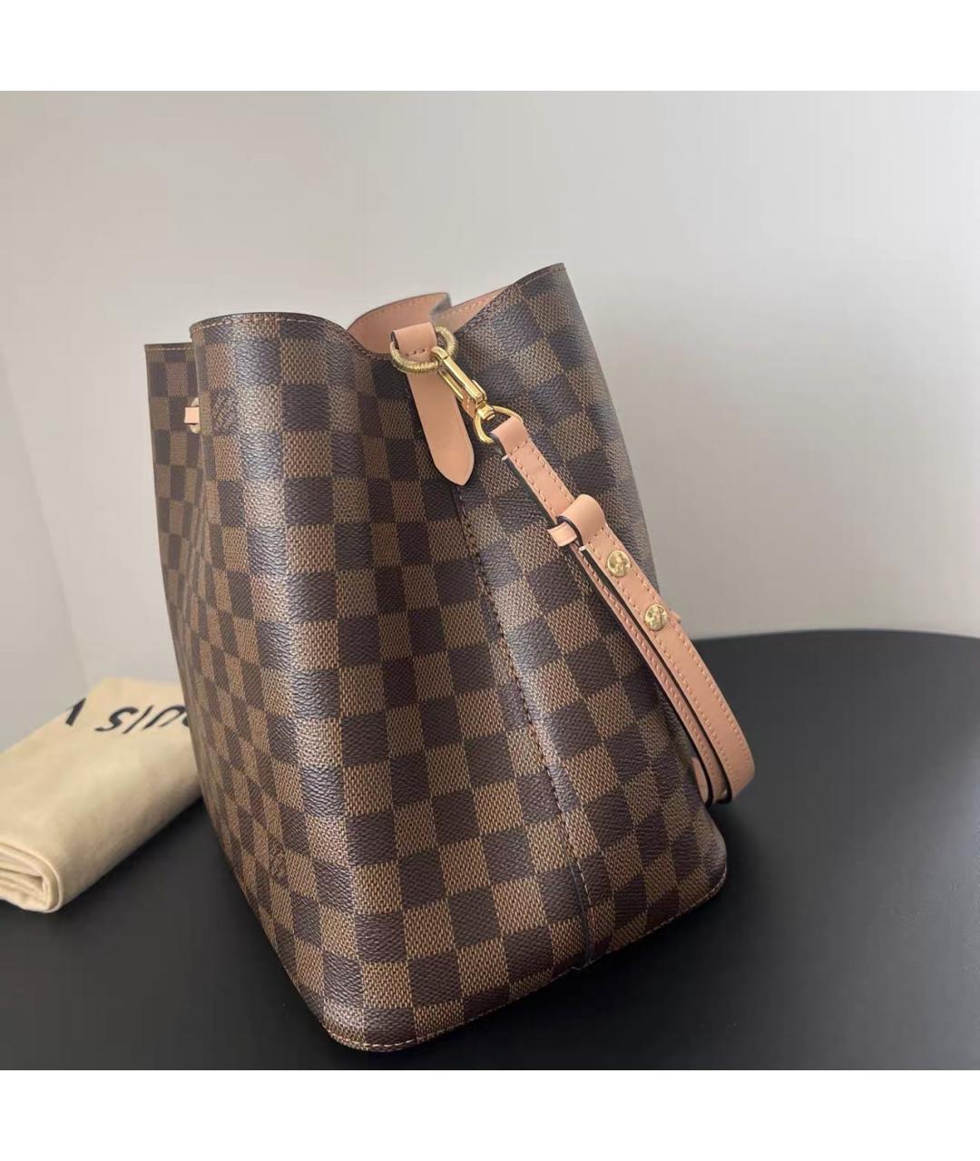 LOUIS VUITTON Коричневая сумка через плечо, фото 6