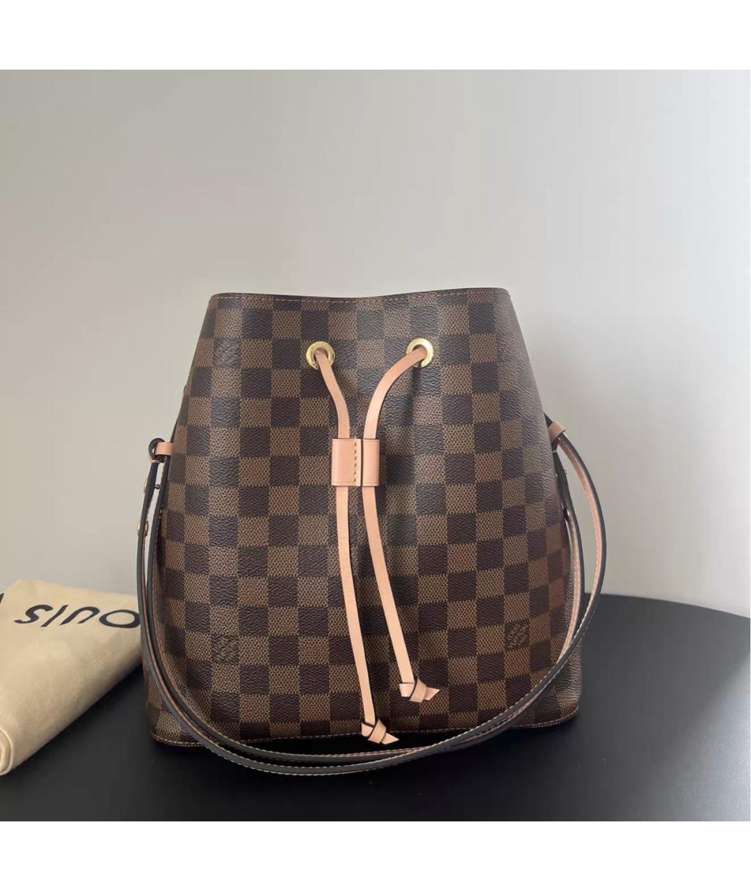 LOUIS VUITTON Коричневая сумка через плечо, фото 9