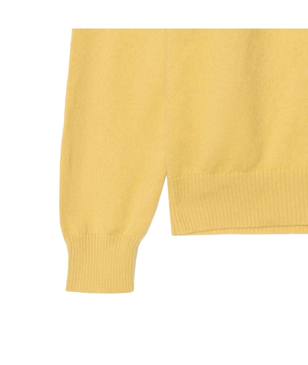 MIU MIU Желтый кашемировый джемпер / свитер, фото 6
