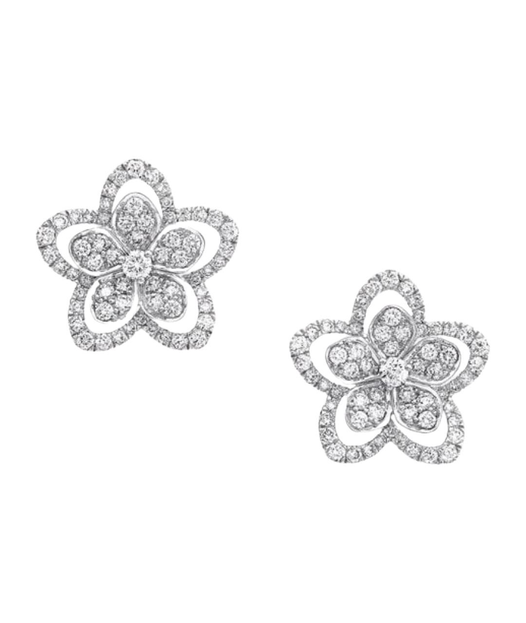 GRAFF Серебряные серьги из белого золота, фото 1