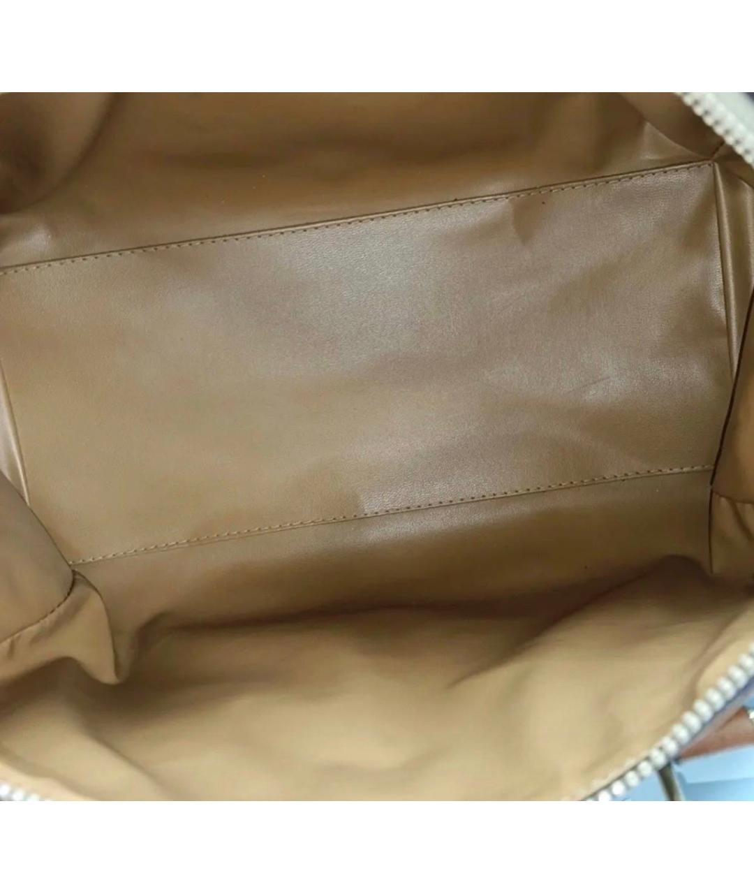 CELINE Коричневая сумка с короткими ручками, фото 8