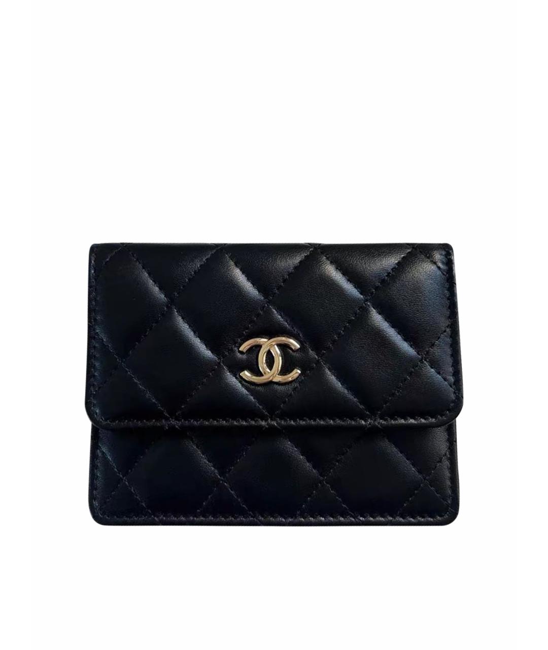 CHANEL Черная кожаная сумка через плечо, фото 1