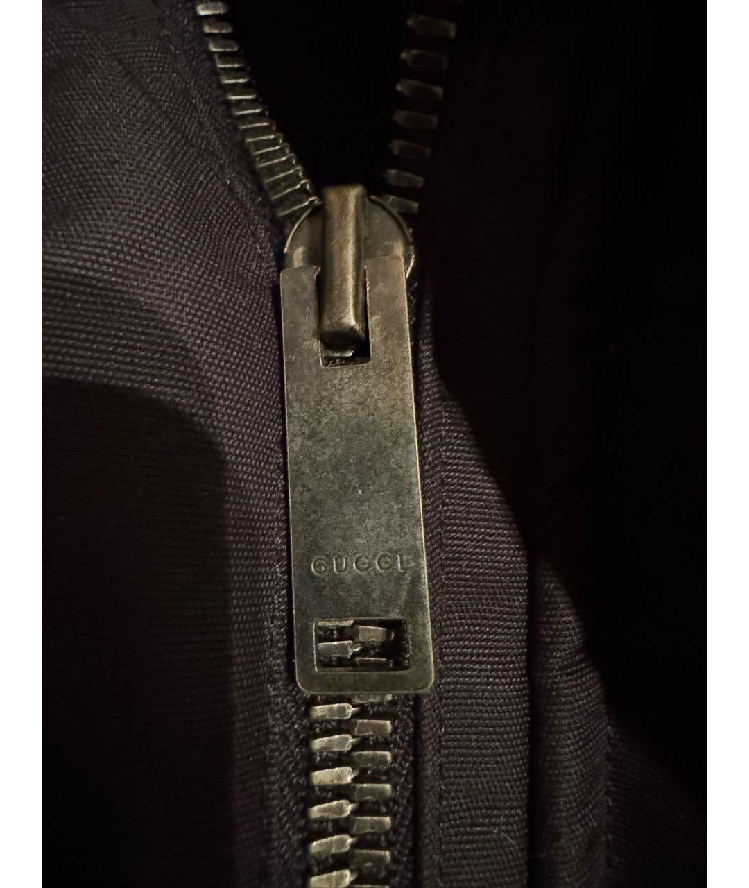 GUCCI Черный полиэстеровый пуховик, фото 4