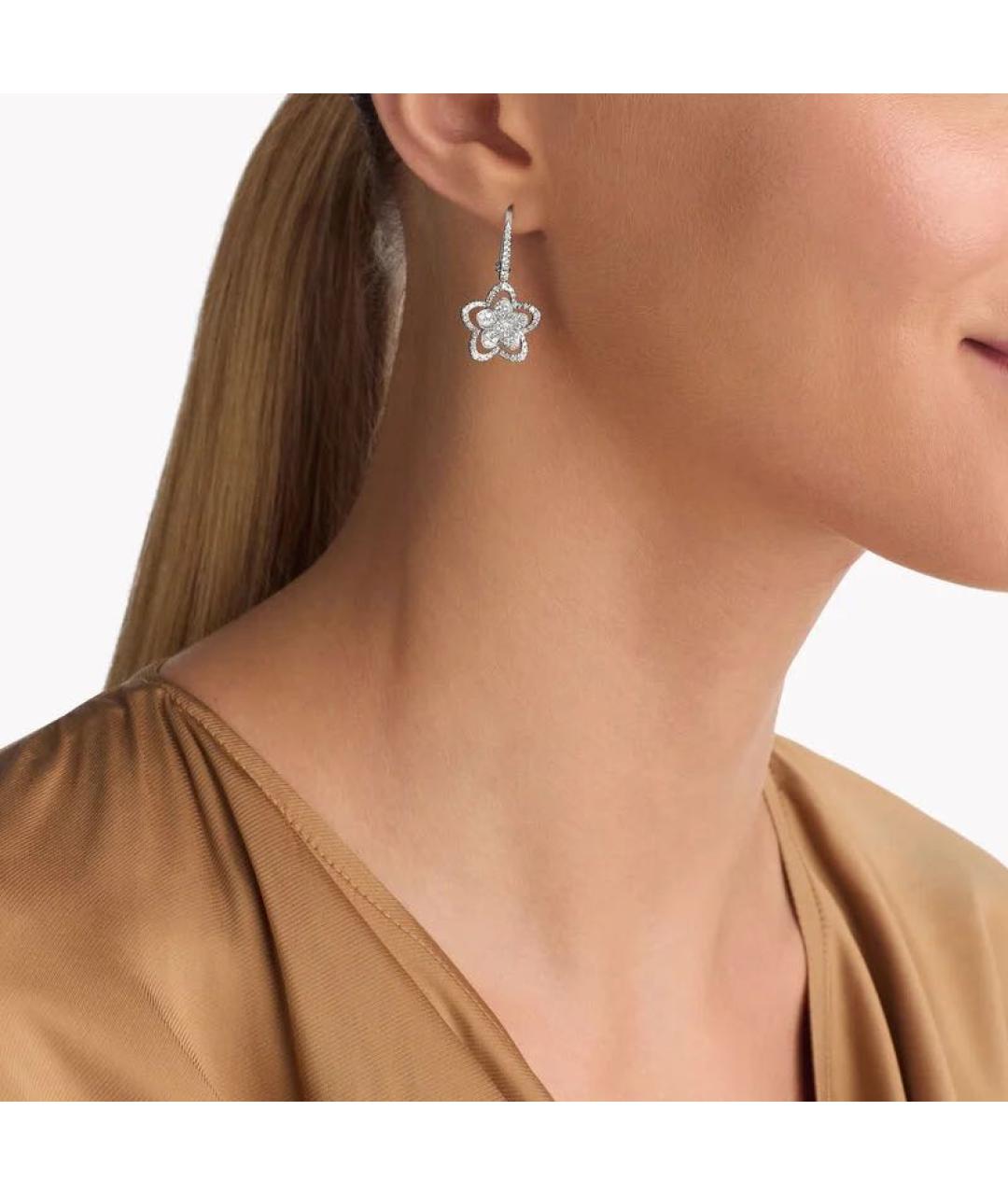 GRAFF Серебряные серьги из белого золота, фото 2