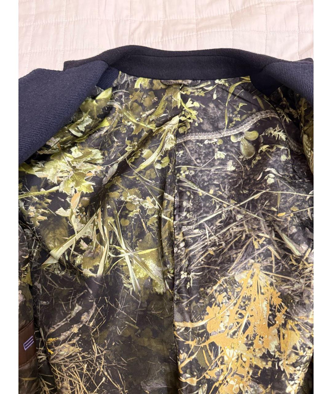 ETRO Синее шерстяное пальто, фото 3