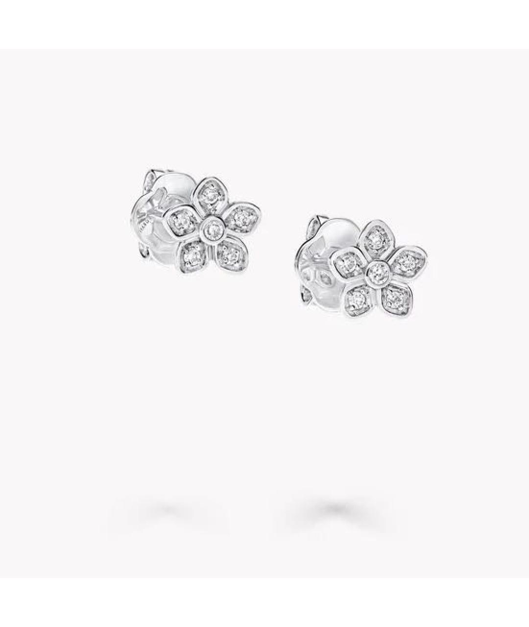 GRAFF Серебряные серьги из белого золота, фото 3