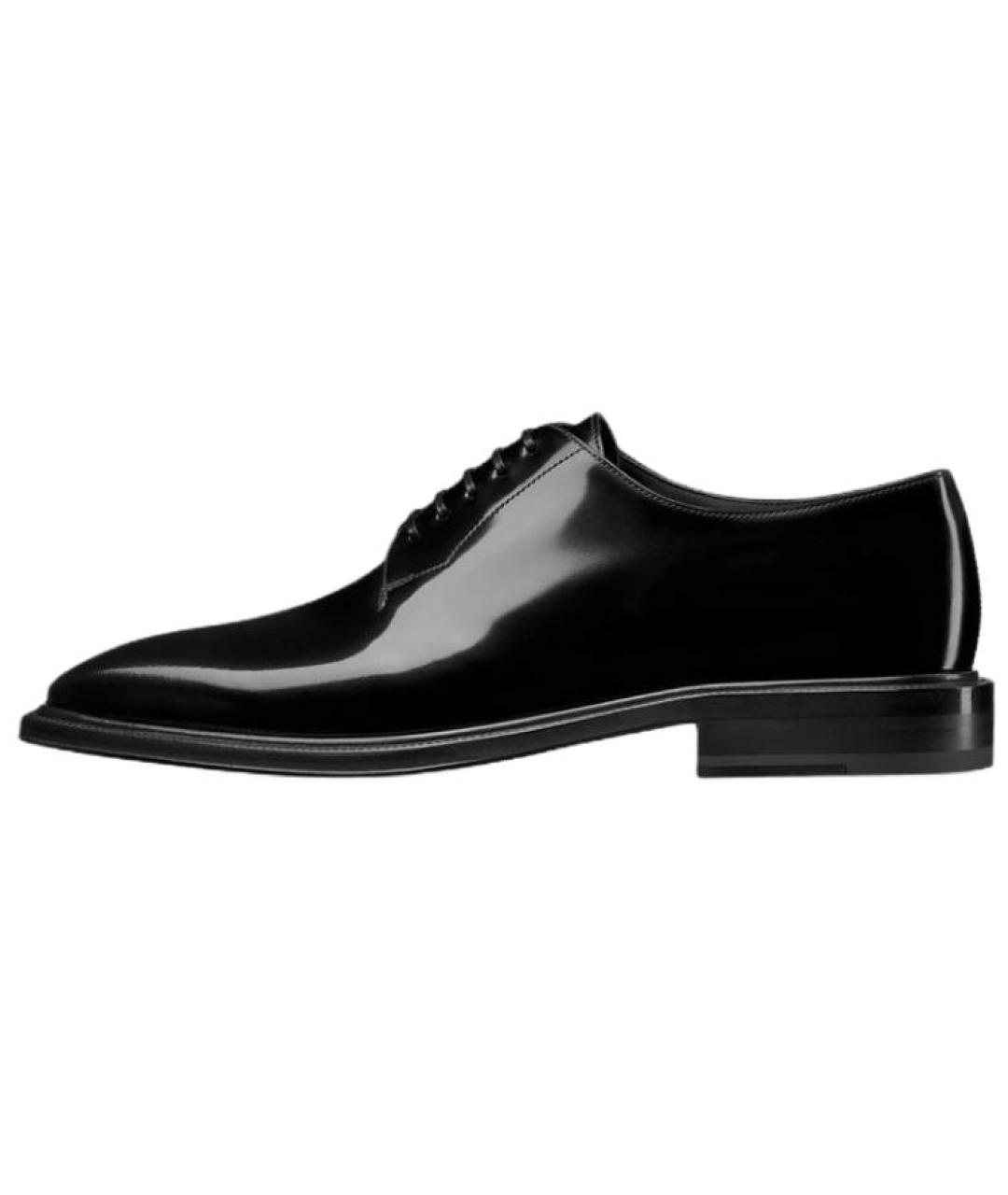 CHRISTIAN DIOR Черные туфли из лакированной кожи, фото 2