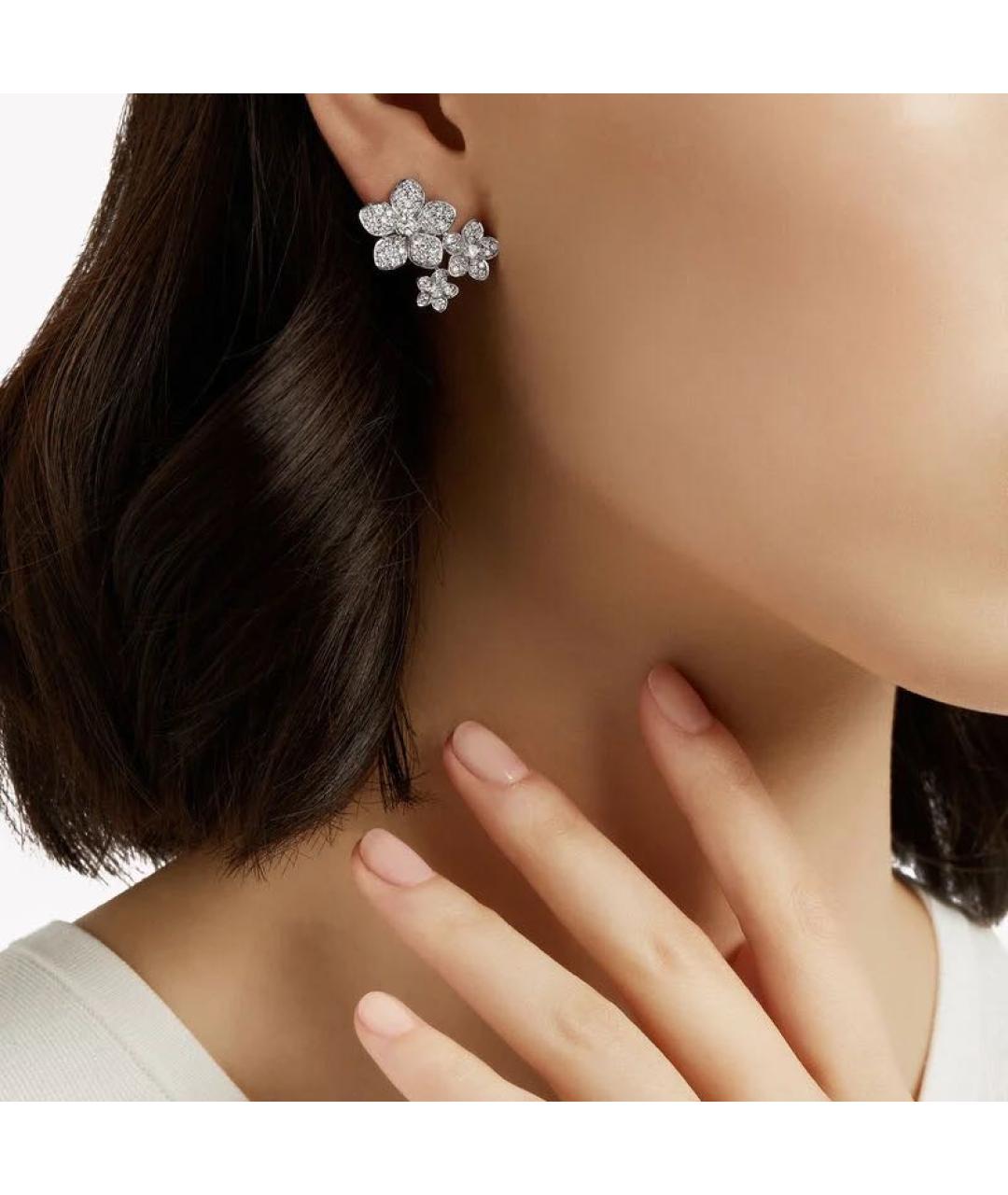 GRAFF Серебряные серьги из белого золота, фото 2