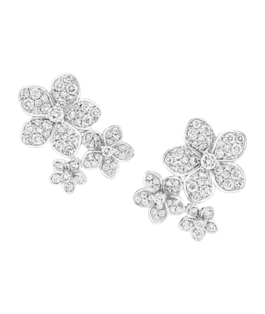 GRAFF Серебряные серьги из белого золота, фото 1