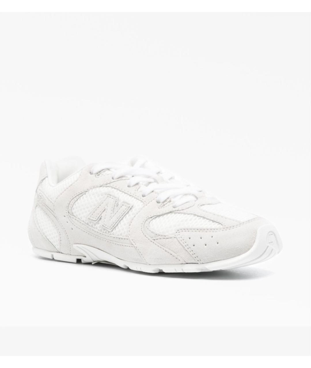 MIU MIU Белые замшевые кроссовки, фото 5