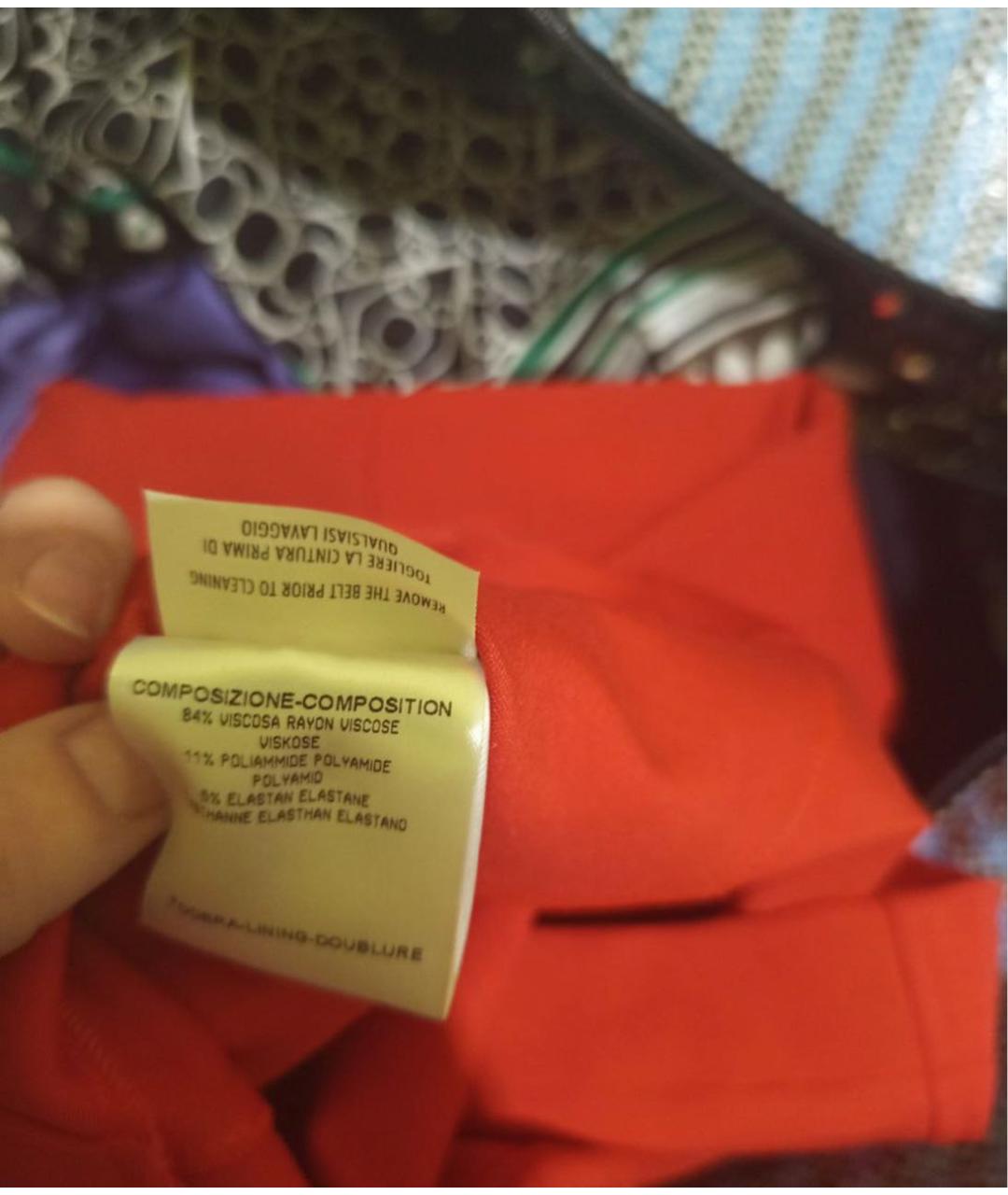 GUCCI Красное шерстяное вечернее платье, фото 5