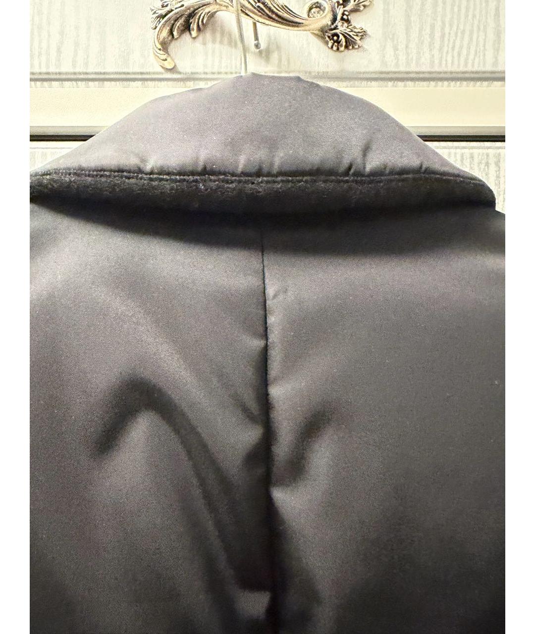 PRADA Черный полиэстеровый пуховик, фото 3