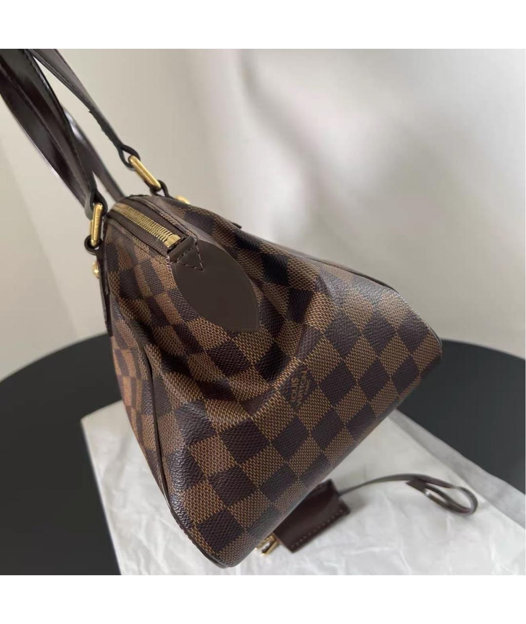 LOUIS VUITTON Коричневая сумка с короткими ручками, фото 4