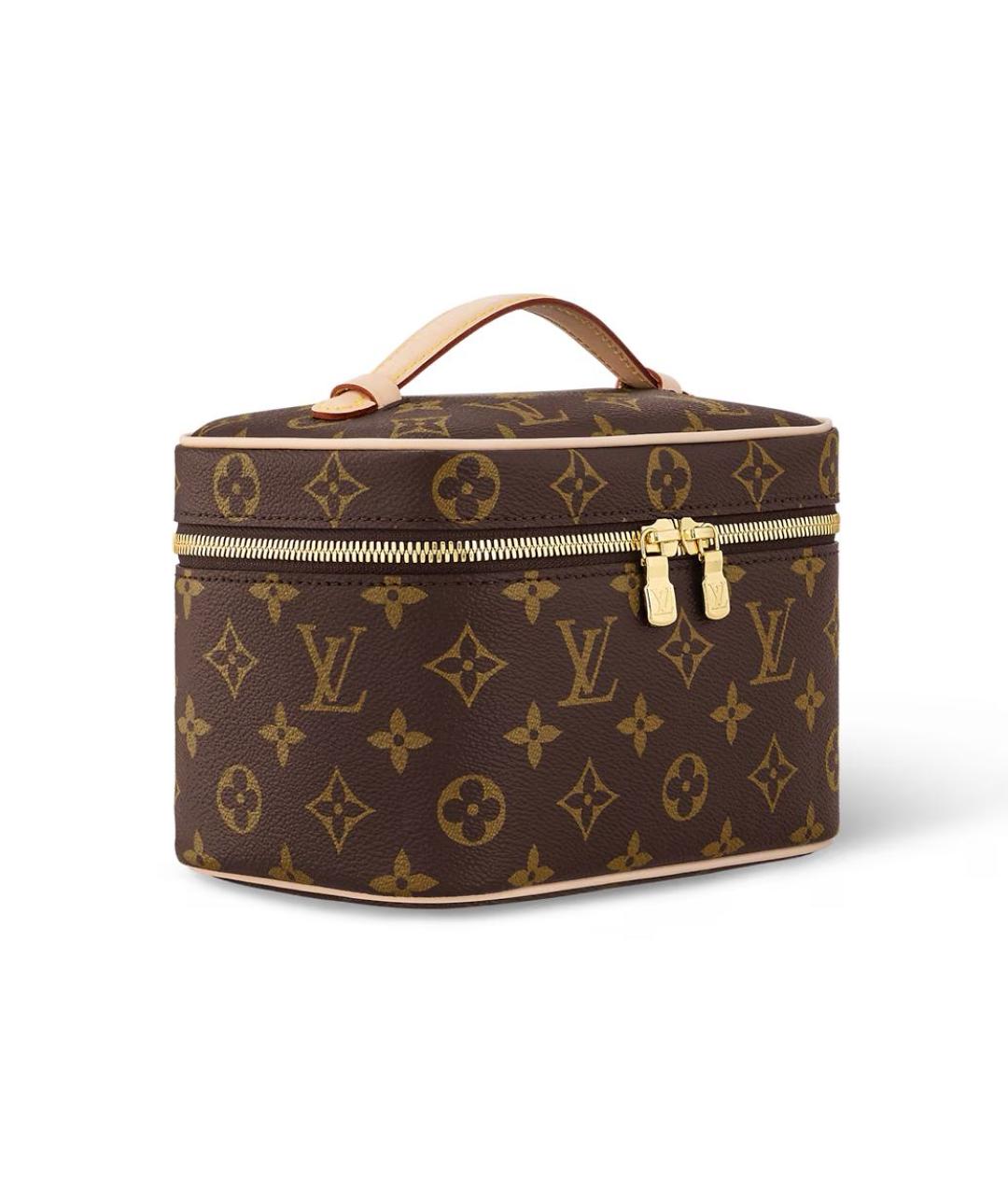 LOUIS VUITTON Коричневая косметичка, фото 2