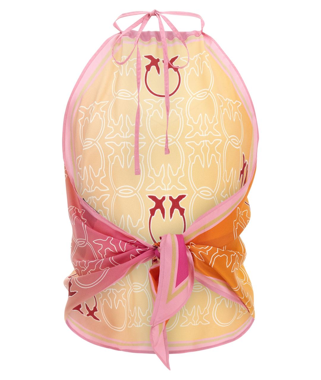 PINKO Розовая вискозная майка, фото 2