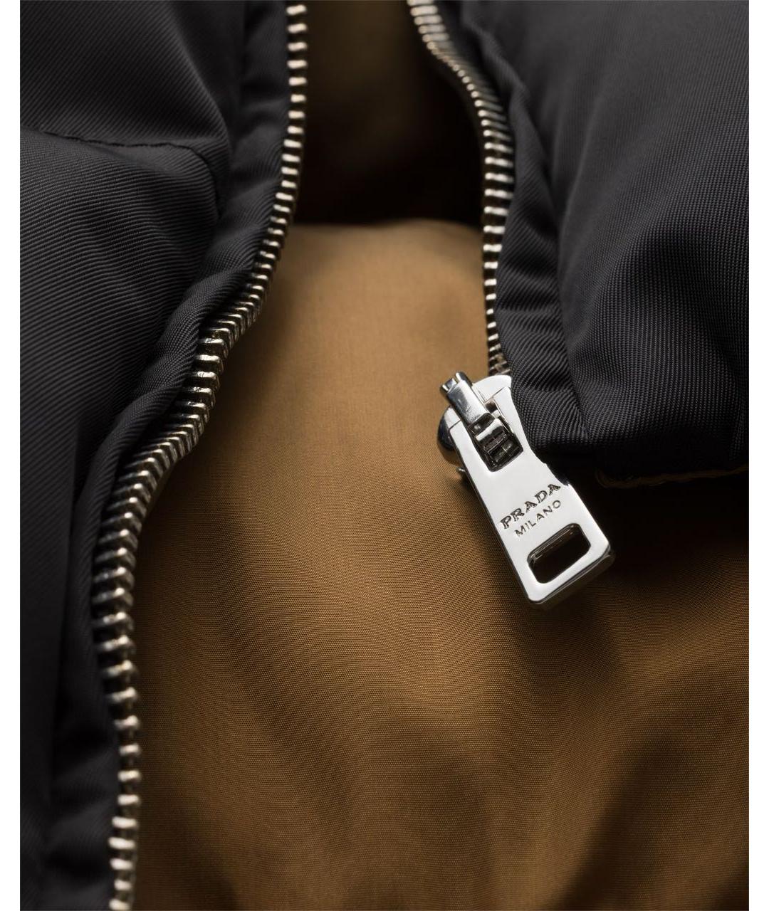 PRADA Черная полиамидовая куртка, фото 6