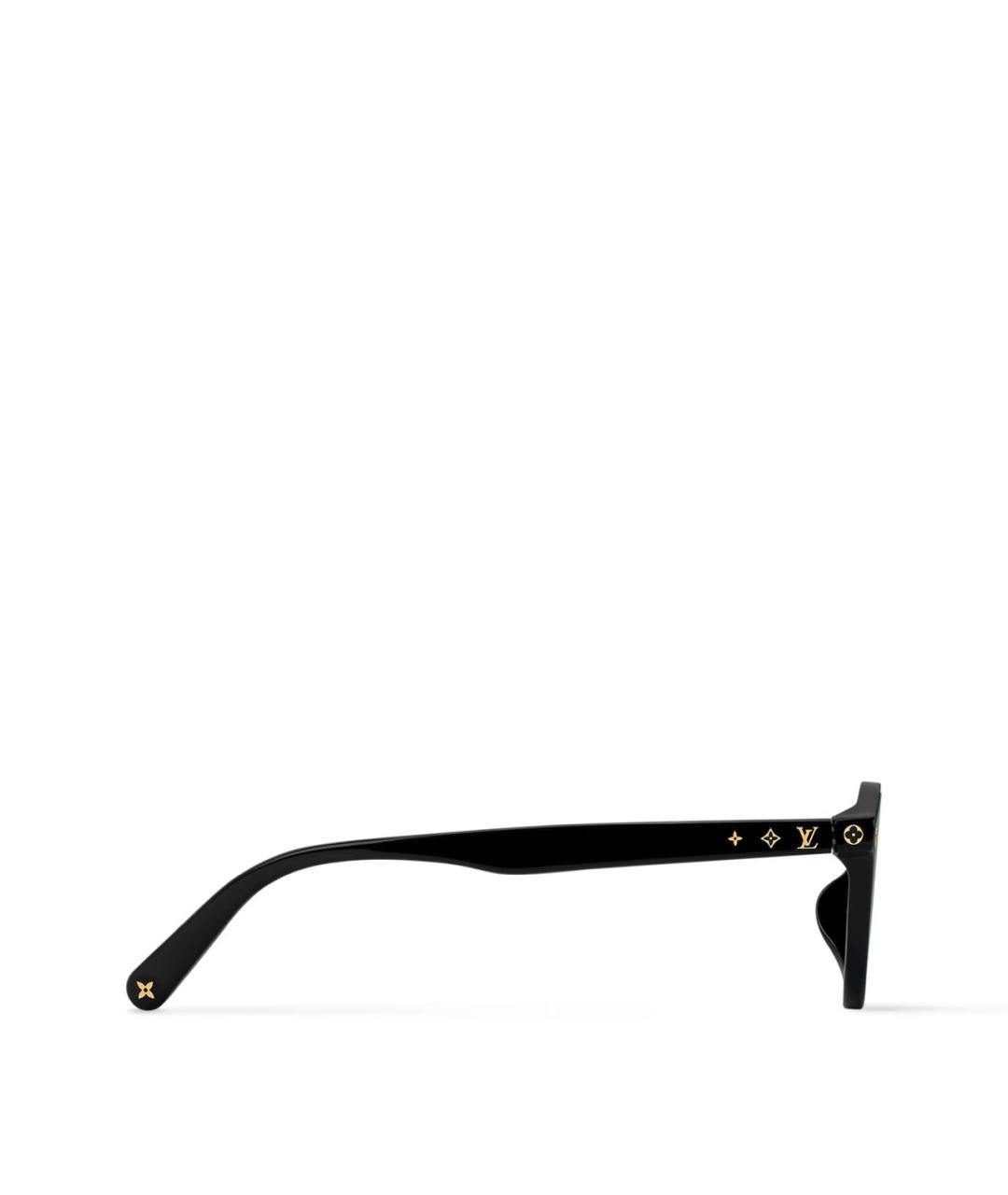 LOUIS VUITTON Черные пластиковые солнцезащитные очки, фото 3
