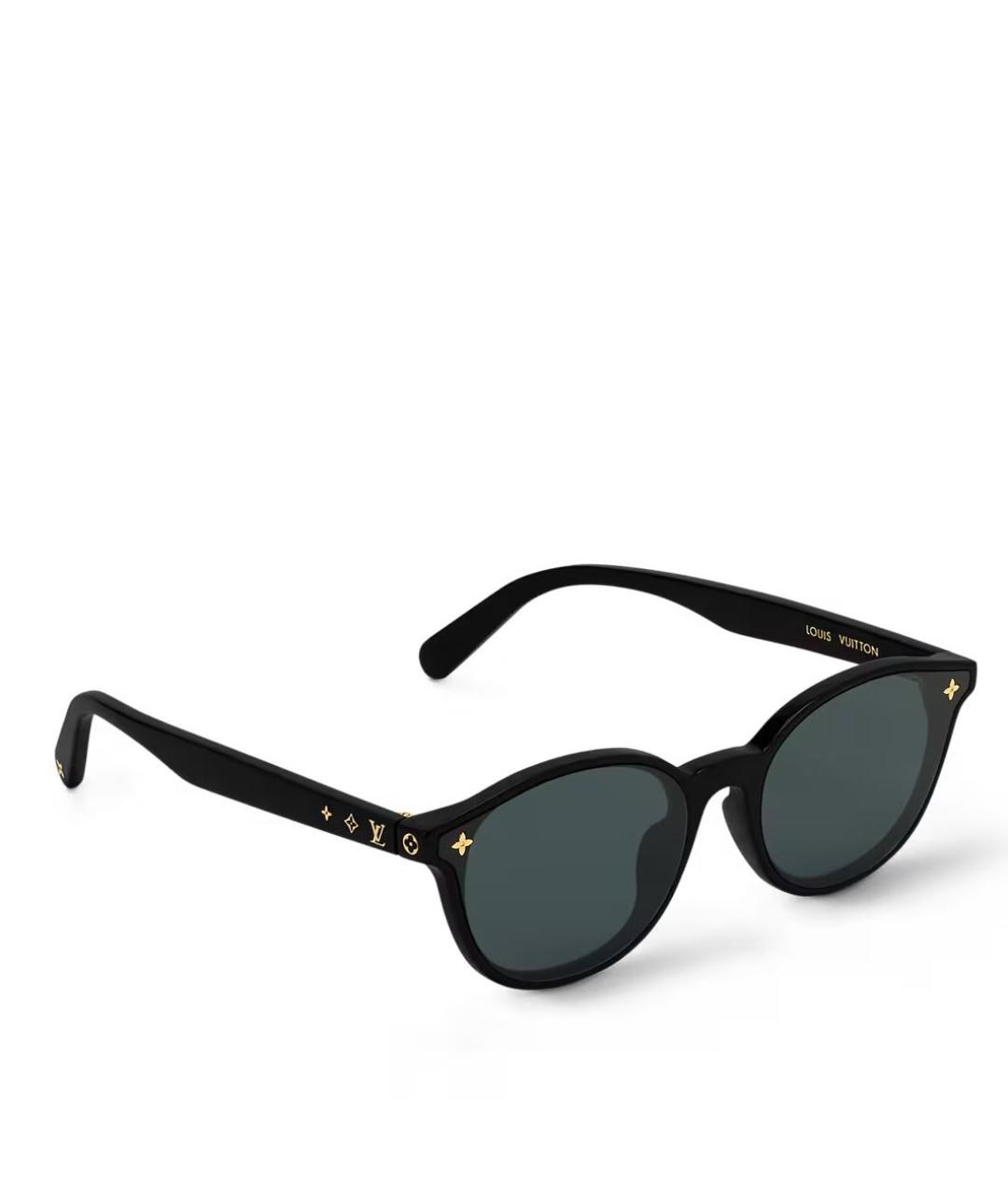 LOUIS VUITTON Черные пластиковые солнцезащитные очки, фото 5