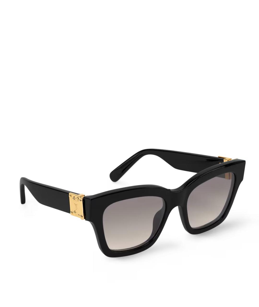 LOUIS VUITTON Черные пластиковые солнцезащитные очки, фото 5