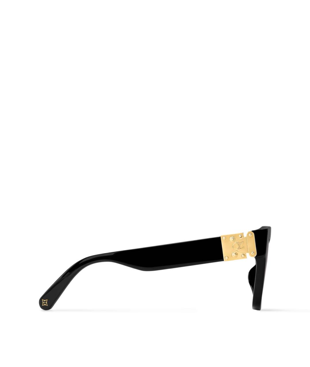LOUIS VUITTON Черные пластиковые солнцезащитные очки, фото 3