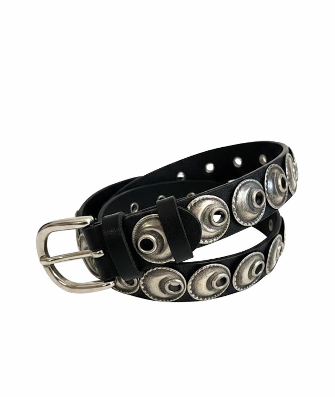 ISABEL MARANT Черный кожаный ремень, фото 1