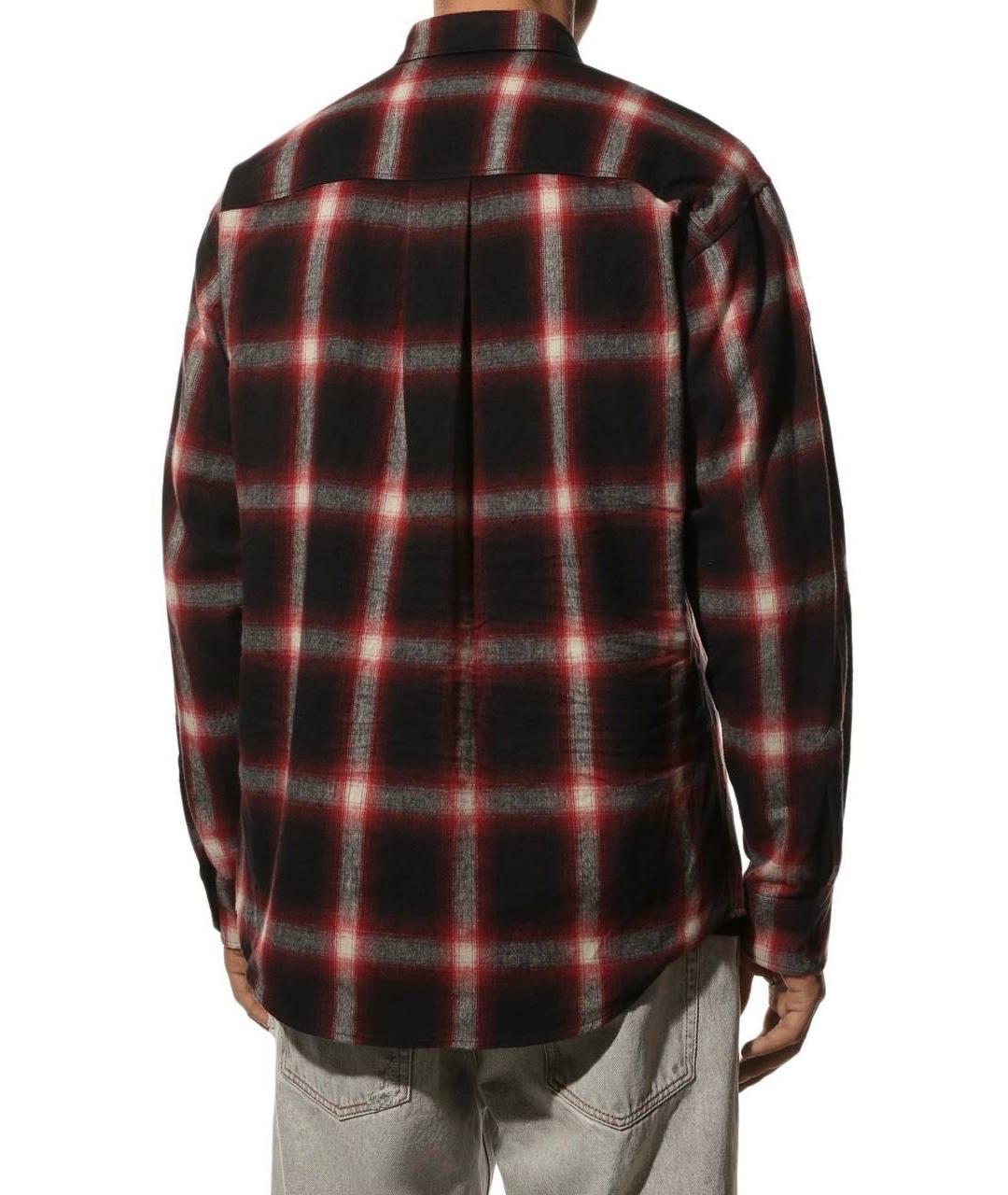 DSQUARED2 Красная хлопковая кэжуал рубашка, фото 6