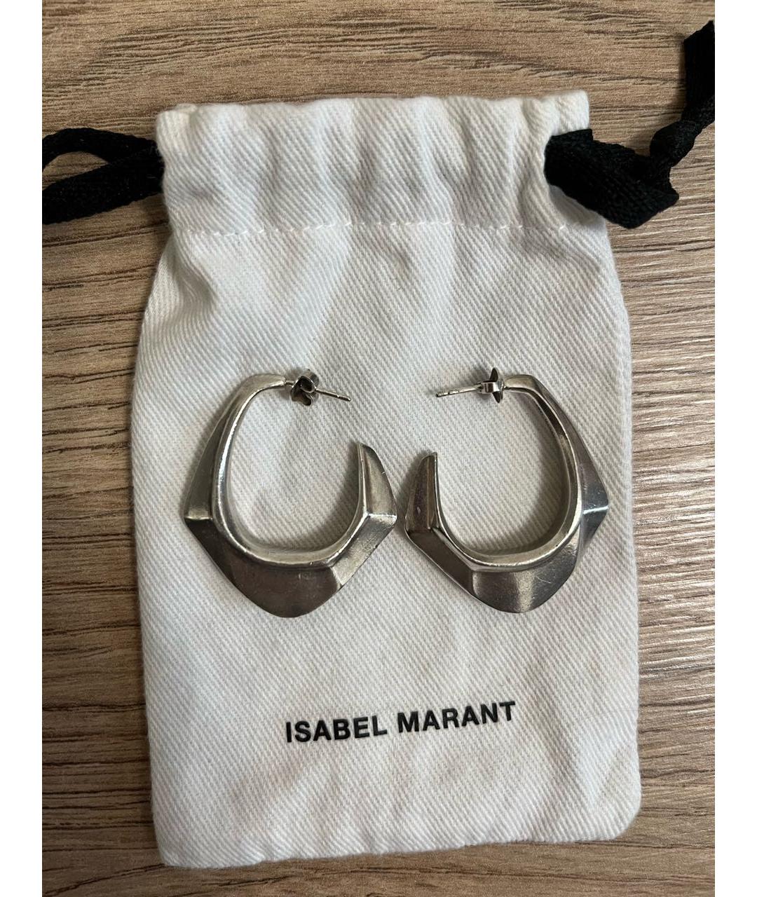 ISABEL MARANT Серебряные серебряные серьги, фото 2