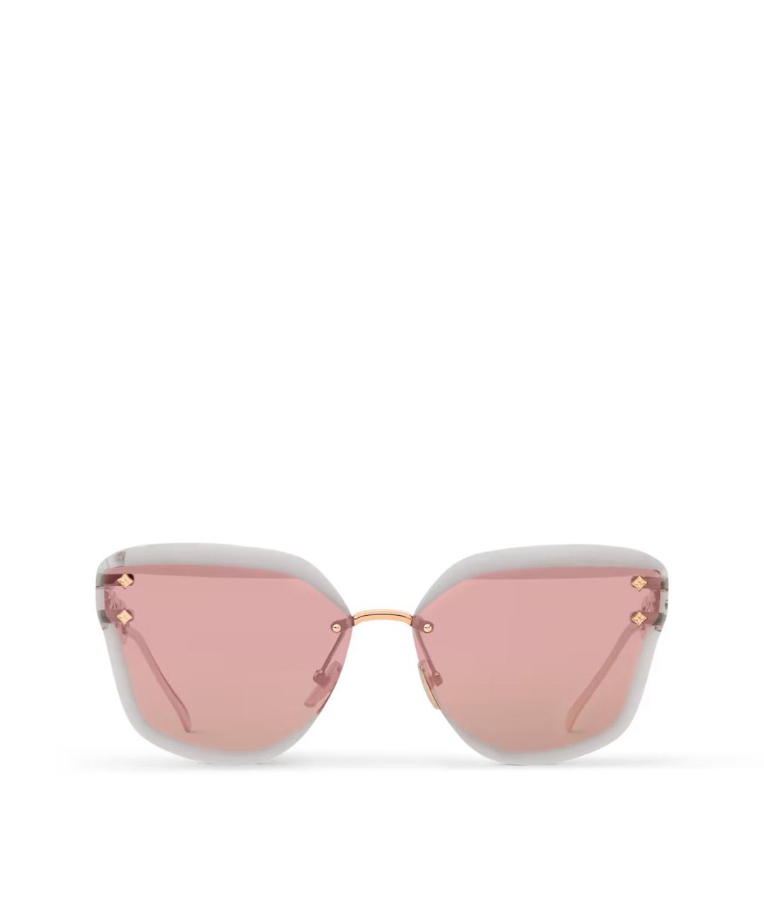 LOUIS VUITTON Золотые металлические солнцезащитные очки, фото 3