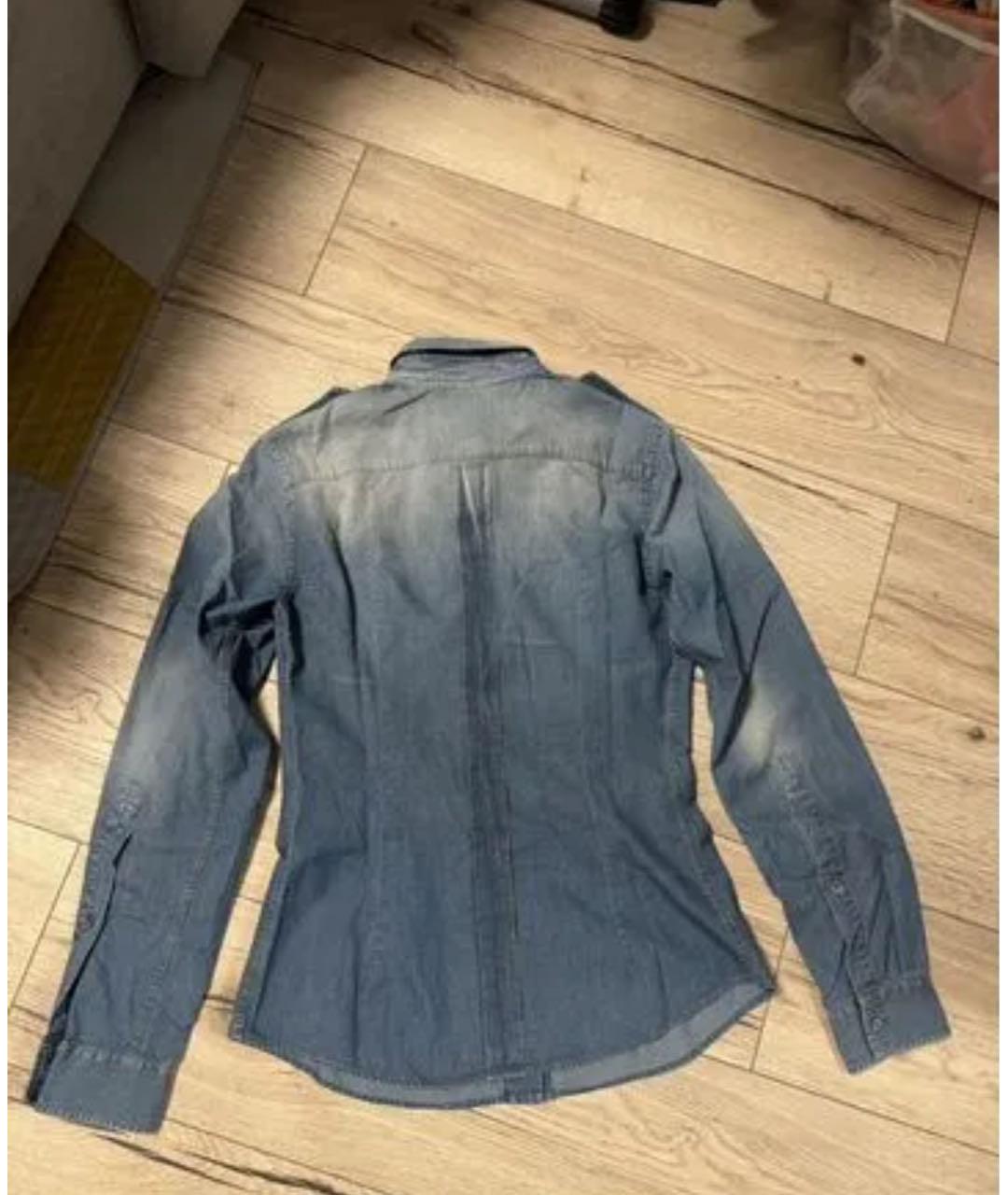 DOLCE&GABBANA Голубая деним рубашка, фото 2