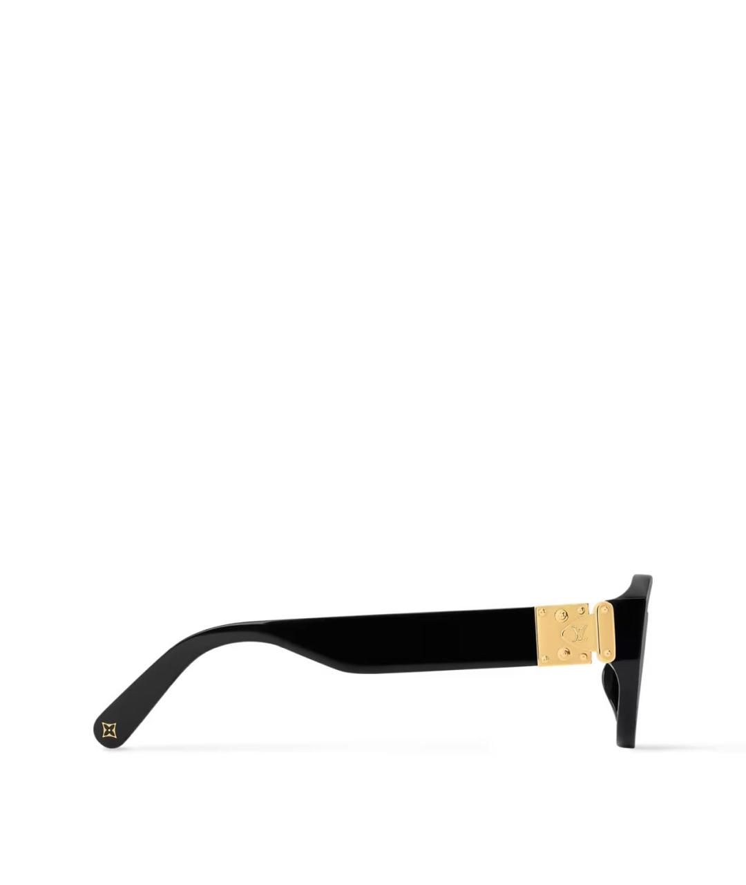 LOUIS VUITTON Черные пластиковые солнцезащитные очки, фото 3