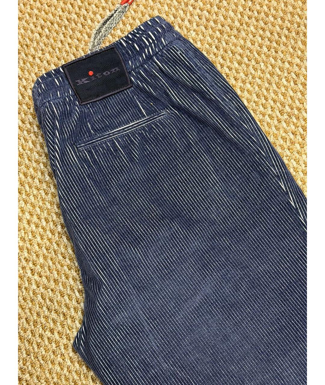 KITON Мульти хлопковые повседневные брюки, фото 6