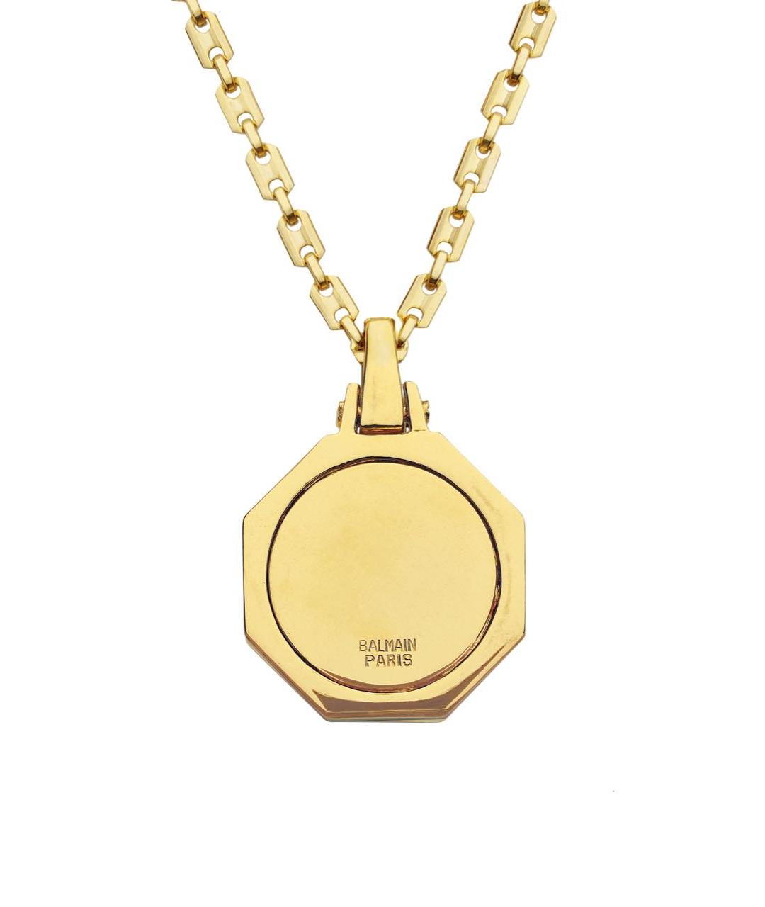 PIERRE BALMAIN Золотое латунное колье, фото 2
