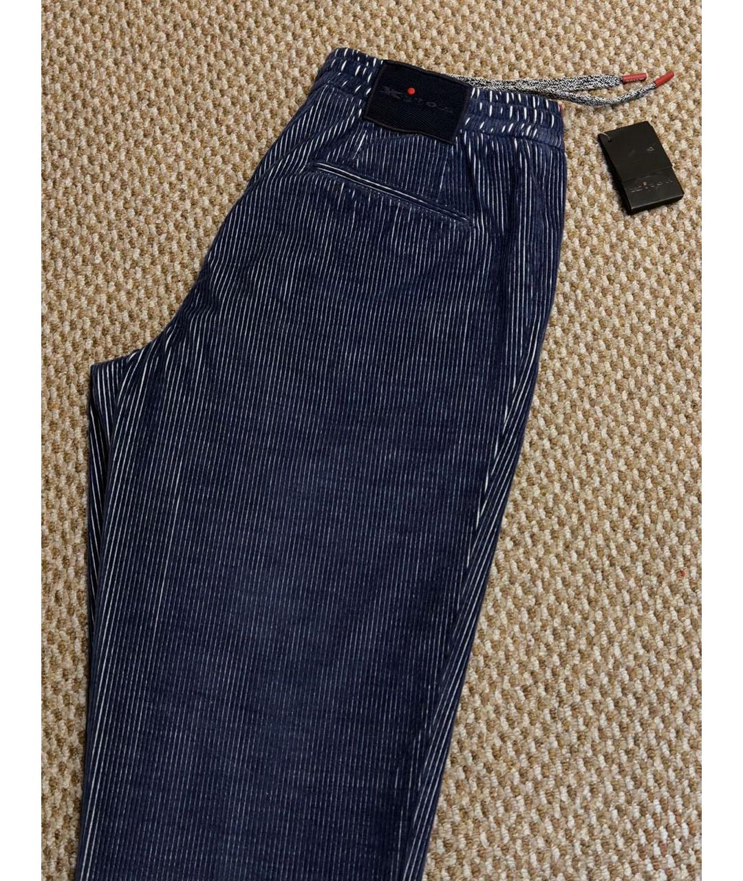 KITON Мульти хлопковые повседневные брюки, фото 7