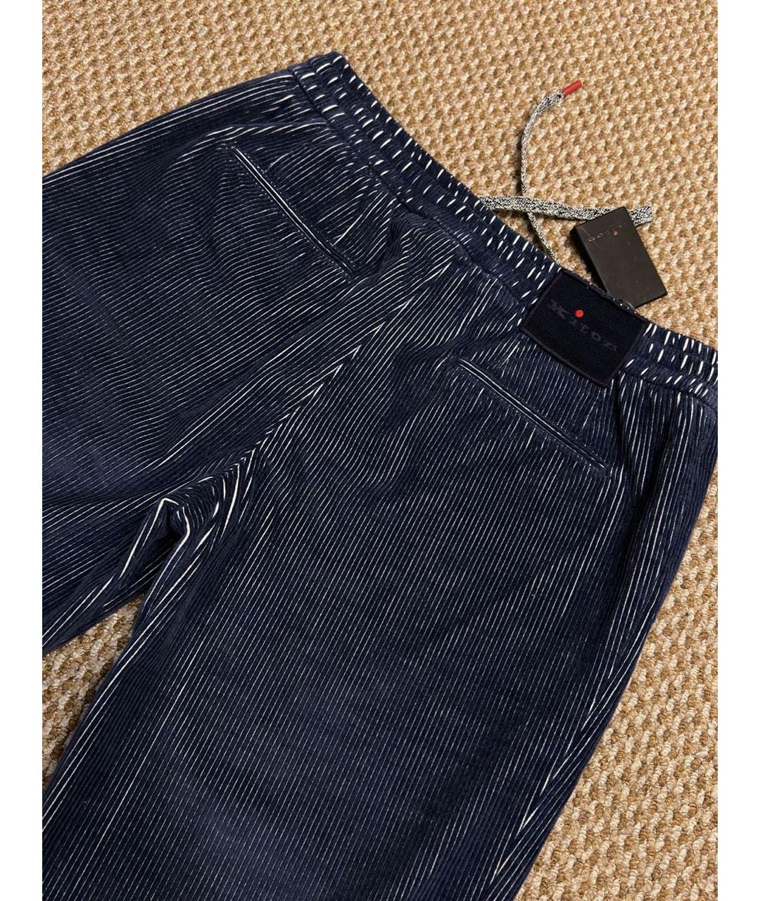 KITON Мульти хлопковые повседневные брюки, фото 5