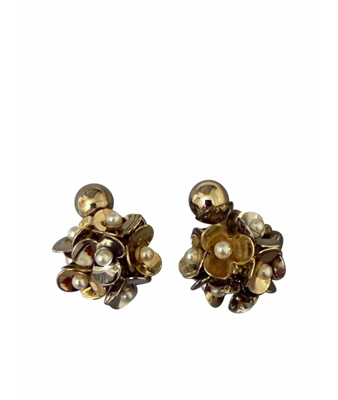 CHRISTIAN DIOR Золотые серебряные серьги, фото 1