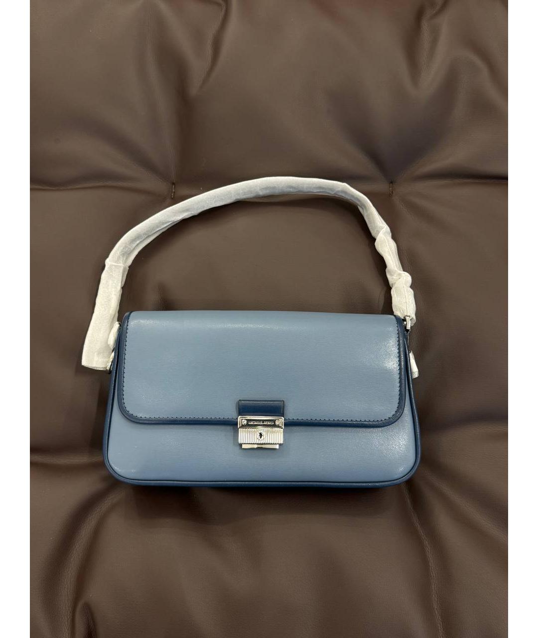 MICHAEL KORS Синяя кожаная сумка через плечо, фото 2