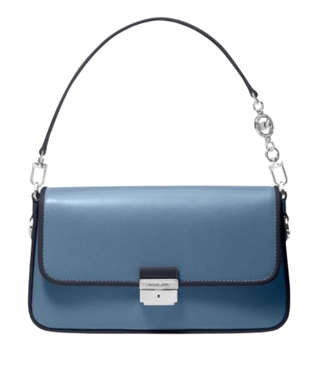 MICHAEL KORS Синяя кожаная сумка через плечо, фото 1