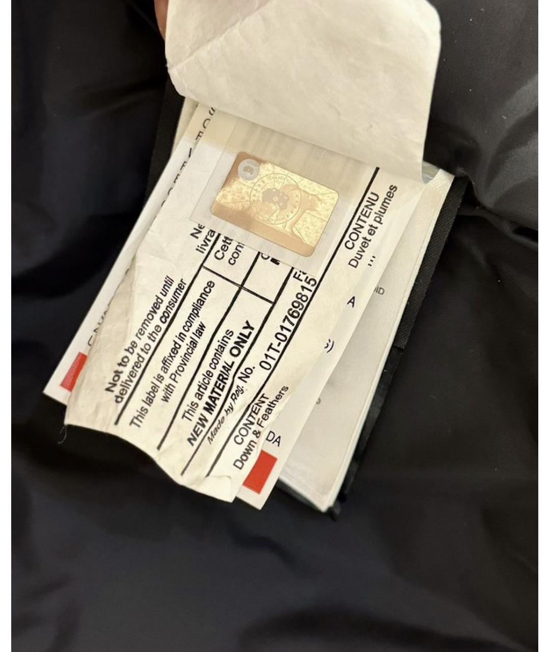 CANADA GOOSE Серый полиэстеровый пуховик, фото 5