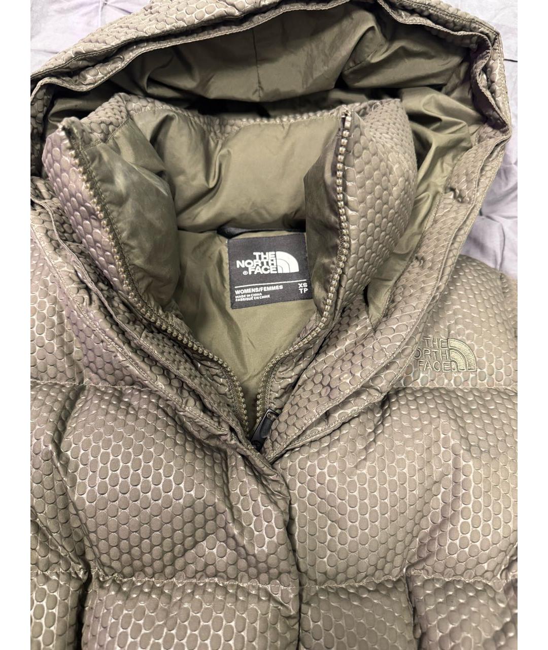 THE NORTH FACE Хаки полиэстеровый пуховик, фото 3