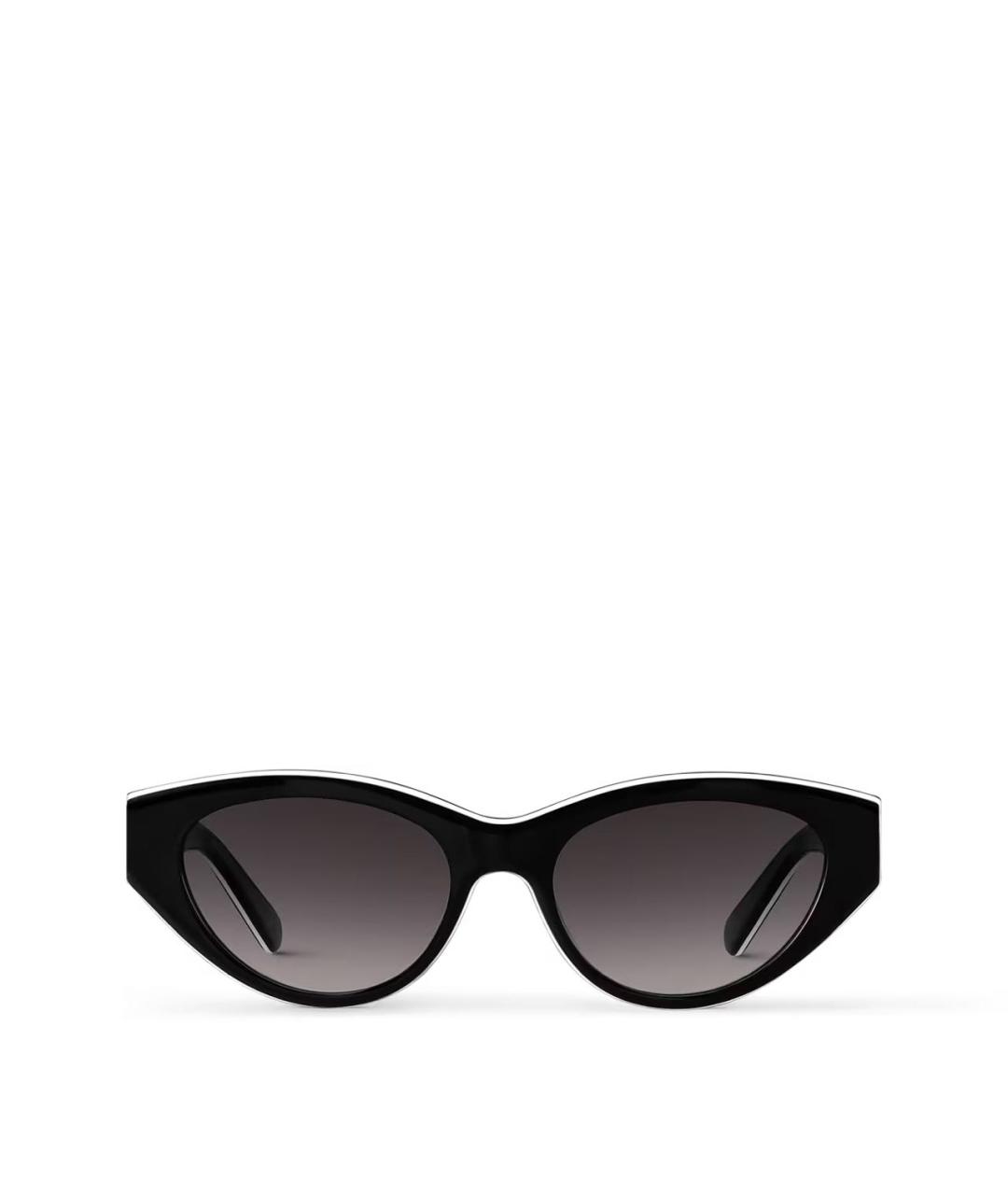 LOUIS VUITTON Черные пластиковые солнцезащитные очки, фото 2