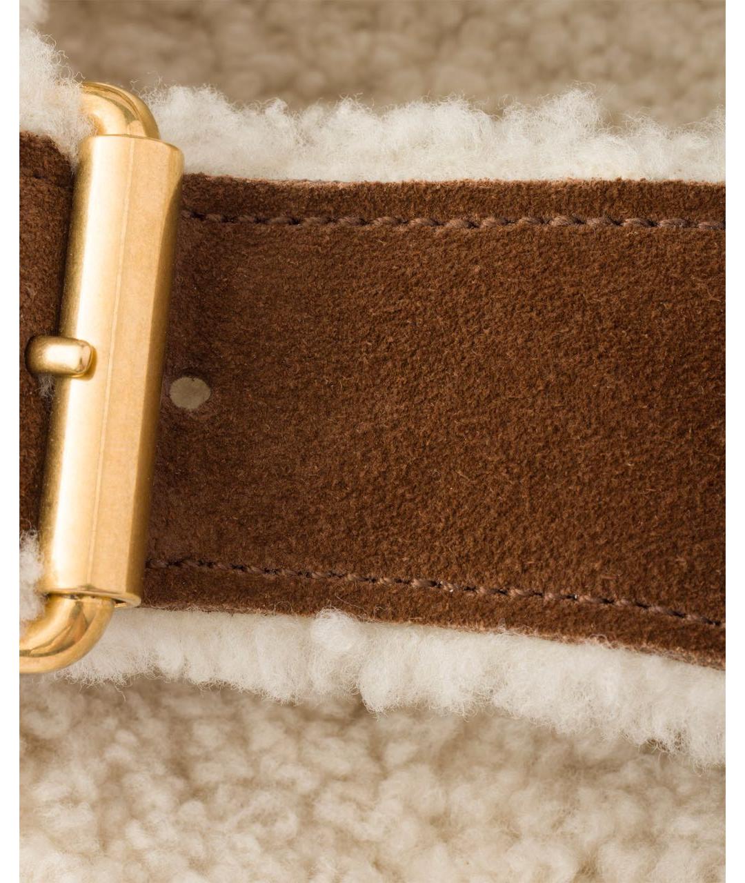 PRADA Коричневые замшевые шлепанцы, фото 6