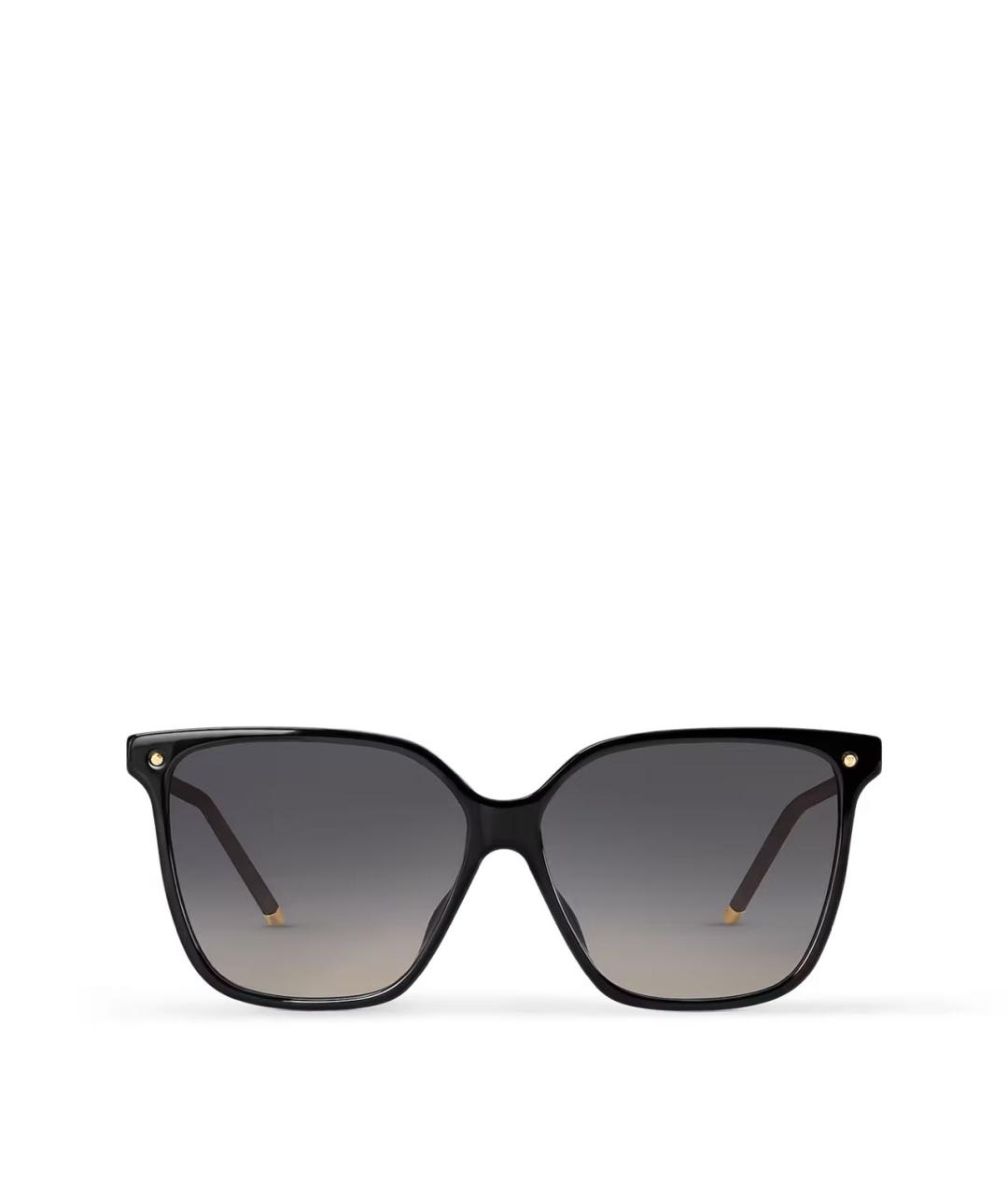 LOUIS VUITTON Черные пластиковые солнцезащитные очки, фото 2