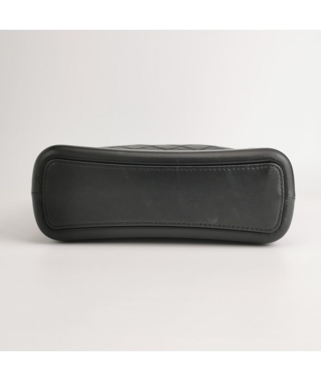 CHANEL Черная кожаная сумка через плечо, фото 5