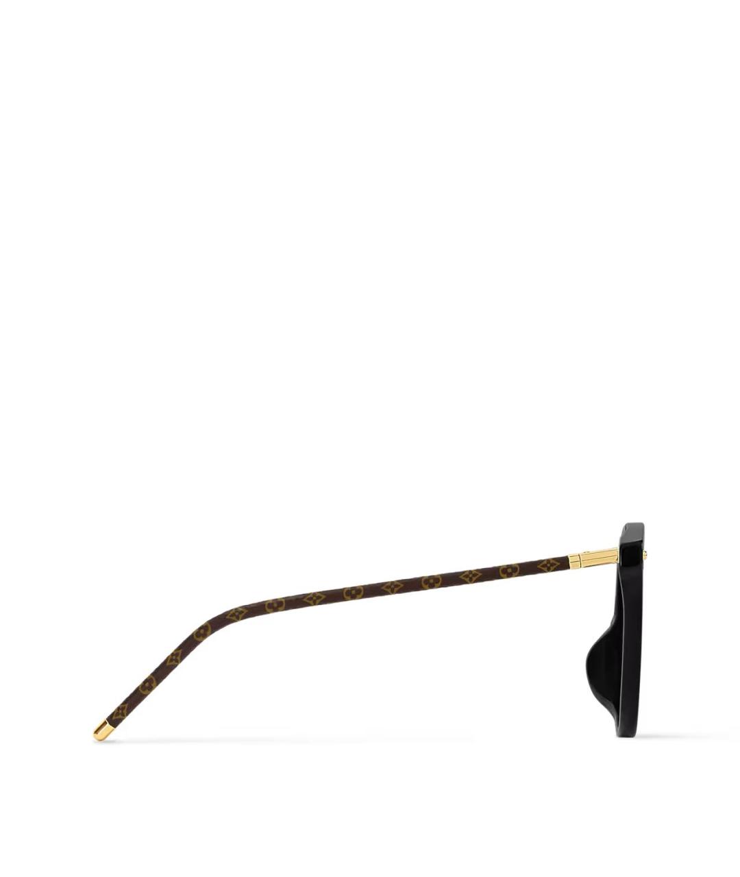 LOUIS VUITTON Черные пластиковые солнцезащитные очки, фото 3