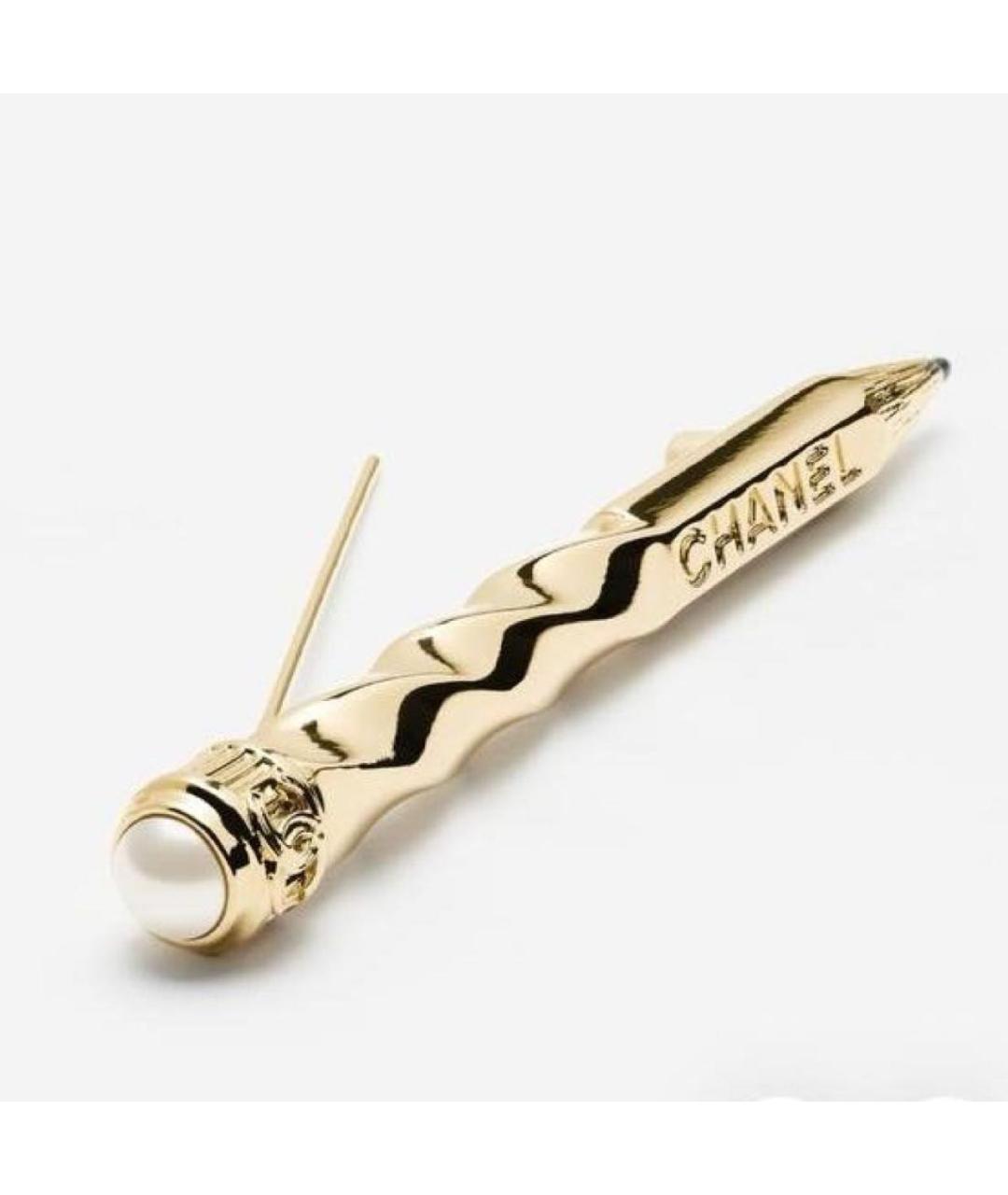 CHANEL Золотая булавка / брошь, фото 2