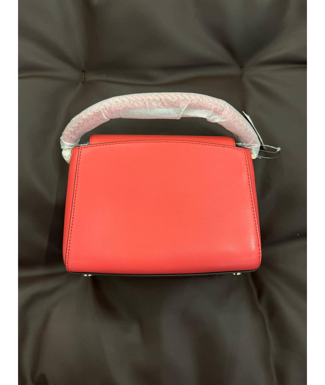 MICHAEL KORS Красная кожаная сумка через плечо, фото 4