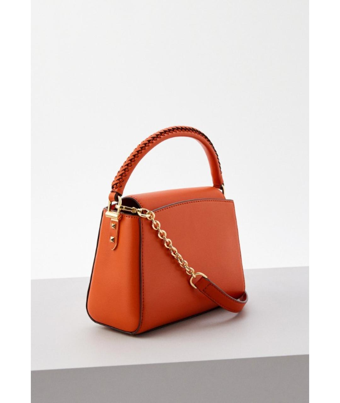 MICHAEL KORS Красная кожаная сумка через плечо, фото 5