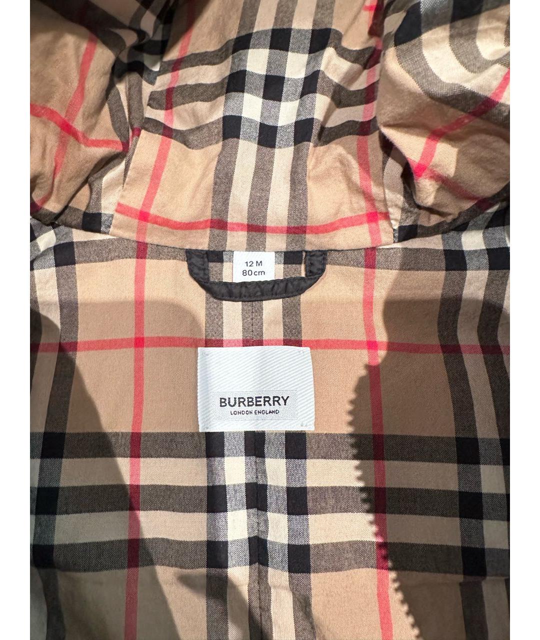 BURBERRY Черный полиэстеровый комплект, фото 2