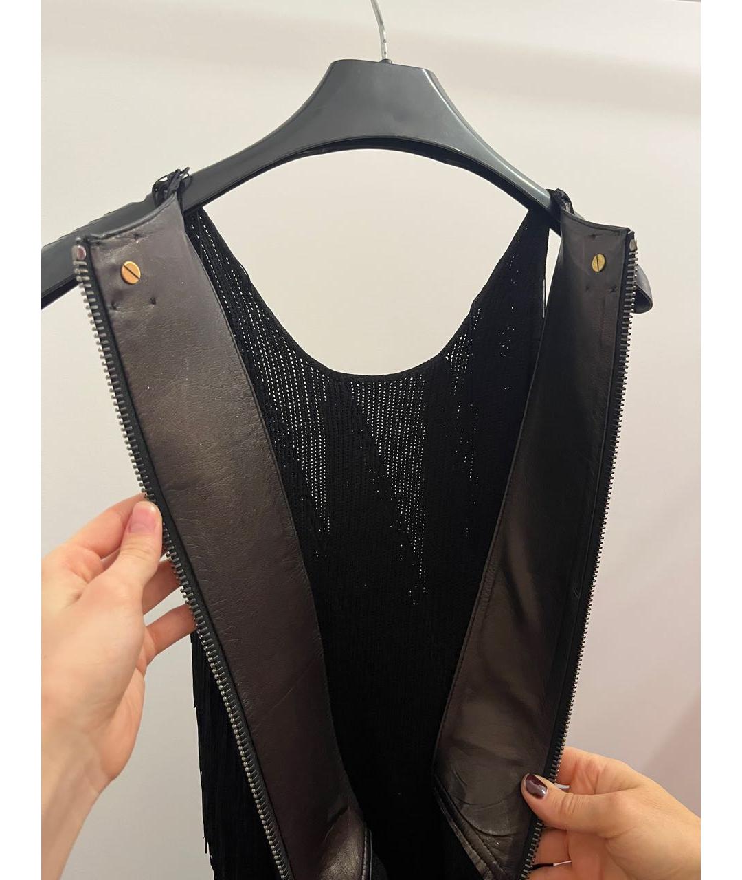 TOM FORD Черное вискозное вечернее платье, фото 6