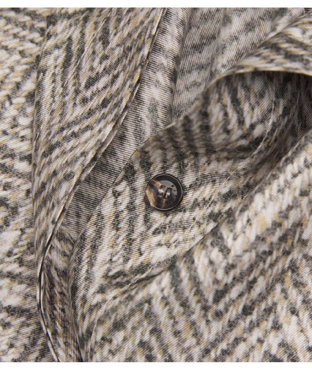 KITON Серое шелковое повседневное платье, фото 5